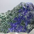 Azurite & Malachite Polished Slice ~83mm