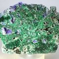 Azurite & Malachite Polished Slice ~85mm