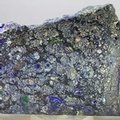 Azurite & Malachite Polished Slice ~98mm