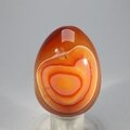 Banded Carnelian Crystal Egg ~48mm