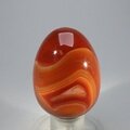 Banded Carnelian Crystal Egg ~48mm