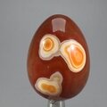 Banded Carnelian Crystal Egg ~48mm