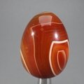 Banded Carnelian Crystal Egg ~48mm