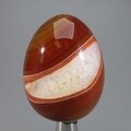 Banded Carnelian Crystal Egg ~48mm