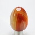 Banded Carnelian Crystal Egg ~49mm