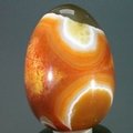 Banded Carnelian Crystal Egg ~50mm