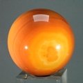 Banded Carnelian Crystal Sphere ~45mm