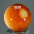 Banded Carnelian Crystal Sphere ~45mm