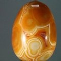 Banded Carnelian Crystal Egg ~49mm