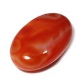 Banded Carnelian Massage Stone ~45mm