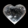 BEAUTIFUL Quartz Polished Heart ~65mm