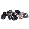 Black Agate Tumble Stones (20-25mm)