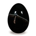 Black Banded Onyx Crystal Egg ~48mm
