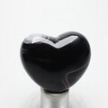Black Banded Onyx Crystal Heart ~45mm