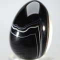 Black Banded Onyx Egg  ~48mm
