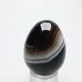 Black Banded Onyx Egg  ~48mm