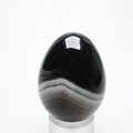 Black Banded Onyx Egg  ~48mm