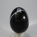 Black Banded Onyx Egg  ~48mm
