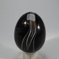 Black Banded Onyx Egg  ~48mm