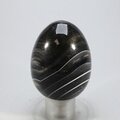 Black Banded Onyx Egg  ~49mm