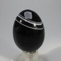 Black Banded Onyx Egg  ~49mm