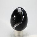Black Banded Onyx Egg  ~50mm