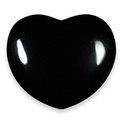 Black Obsidian Crystal Heart ~45mm