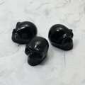 Black Obsidian Crystal Skull ~3cm