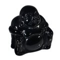 Black Obsidian Sitting Buddha Statue