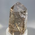 Black Rutile Smoky Quartz Polished Point ~5 x 3 cm