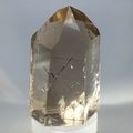 Black Rutile Smoky Quartz Polished Point ~6 x 3.5cm