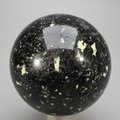 Black Tourmaline with White Quartz Crystal Sphere ~66mm