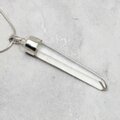 Blades of Light Quart Point Healing Crystal 925 Silver Pendant ~43mm