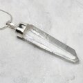 Blades of Light Quart Point Healing Crystal 925 Silver Pendant ~53mm