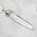 Blades of Light Quart Point Healing Crystal 925 Silver Pendant ~57mm