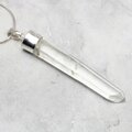 Blades of Light Quart Point Healing Crystal 925 Silver Pendant ~60mm
