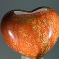 Bloodstone Crystal Heart ~40mm