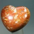 Bloodstone Crystal Heart ~40mm