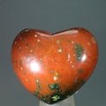 Bloodstone Crystal Heart ~40mm