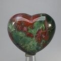 Bloodstone Crystal Heart ~45mm