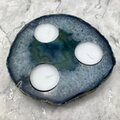 Blue Agate Tealight Candle Holder ~152x145mm