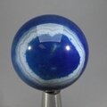 Blue Banded Agate Crystal Sphere ~40mm
