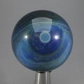 Blue Banded Agate Crystal Sphere ~40mm