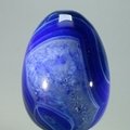 Blue Banded Agate Crystal Egg ~48mm