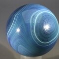 Blue Banded Agate Sphere ~43mm