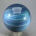 Blue Banded Agate Sphere ~55mm