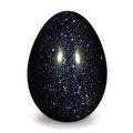 Blue Goldstone Crystal Egg ~ 48mm