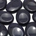 Blue Goldstone Thumb Stone ~40mm