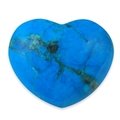 Blue Howlite Crystal Heart ~45mm