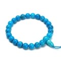 Blue Howlite Power Bead Bracelet